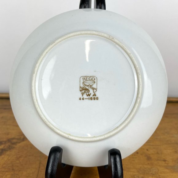 Vintage TWA Ceramic Salad Bread Dessert Plate Rego 44-1696 - Picture 2 of 7